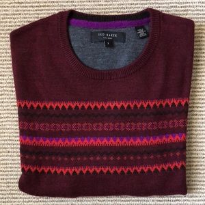 New Ted Baker Deep Red Sweater